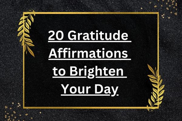 gratitude affirmation