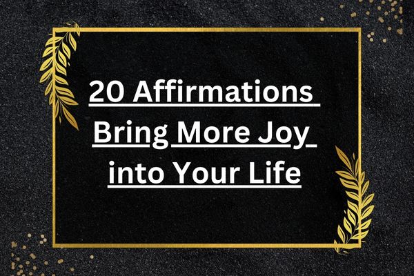 joy affirmation